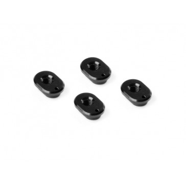 X4 ALU CASTER BUSHING FRONT 3  / REAR 0.5  - 1 DOT (4)