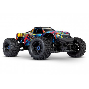 Wide Maxx 1/10 Scale Brushless Monster Truck, VXL-4S/TQi - Rock&Roll