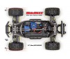 Wide Maxx 1/10 Scale 4WD Brushless Monster Truck, VXL-4S/TQi - BLUE
