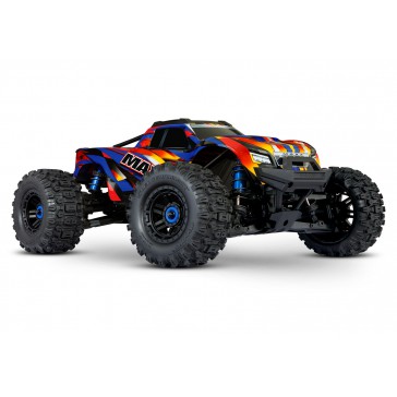 Wide Maxx 1/10 Scale 4WD Brushless Monster Truck, VXL-4S/TQi - YELLOW