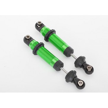 Shocks, GTS, aluminum (green-anodized) (assembled with sprin