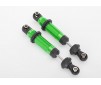 Shocks, GTS, aluminum (green-anodized) (assembled with sprin