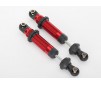 Shocks, GTS, aluminum (red-anodized) (assembled with spring