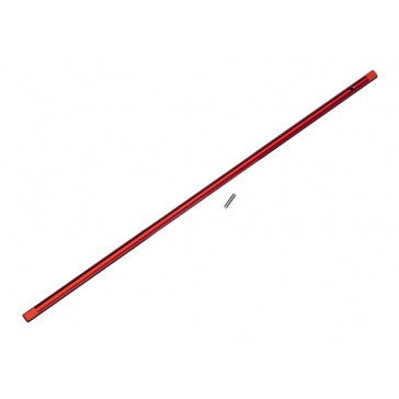 Driveshaft, center, aluminum / pin, red