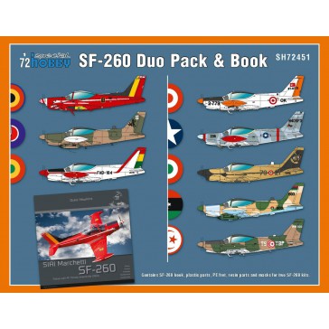 SIAI-Marchetti SF260 Duo & Book 1/72