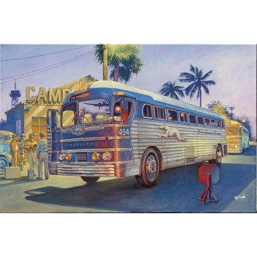 PD-3701 Silverside Bus 1947 1/35