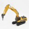 1/50 DIECAST DRILL EXCAVATOR STATIC MODEL