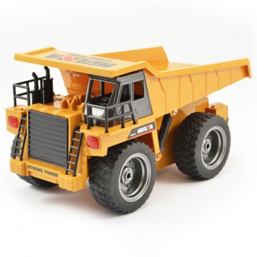 2.4G 6CH RC DUMP TRUCK w/DIE CAST CAB1/18