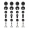 RIVAL MT8 SHOCK PARTS SET