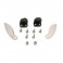 STAINLESS STEEL TURN FINS + PLASTIC STAND SET ALPHA