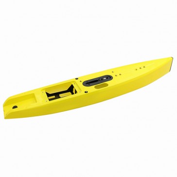 DF65V6 YELLOW HULL (IN CL.SERVO TRAY,DECK EYES,FINBOX