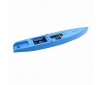 DF65V6 BLUE HULL (INCL .SERVO TRAY,DECK EYES,FINBOX,B