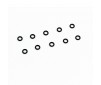 DF65 V5 SILICONE RUBBER "O" RINGS(PK10)