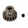 FT PINION GEAR 16T MOD 1, 5mm SHAFT - ALUMINIUM