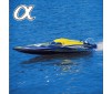 ALPHA BRUSHLESS YELLOW ARTR RACING BOAT w/oBATT/CHRGR