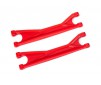 Upper suspension arms red (2, L or R, frt or rr) for use with 7895