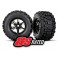 Tires & wheels assembled (X-Maxx® black chrome + Sledgehammer®+ foam)