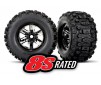 Tires & wheels assembled (X-Maxx® black chrome + Sledgehammer®+ foam)