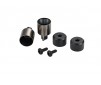 Exhaust tips (2)/ exhaust tips mount (2)/ 2.6x8mm BCS (2)