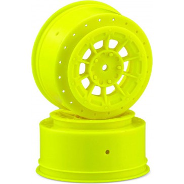 Hazard-Losi Ten SCT-E.SCT-Nitro Wheel-Yellow-2pc