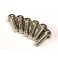 Screws, 2.6x8mm roundhead machine (6)