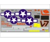 1700mm P51 red Tail - Stickers