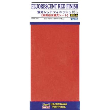 KLEBEFOLIE FLUORESZIEREND ROT 90 X 200 MM TF910