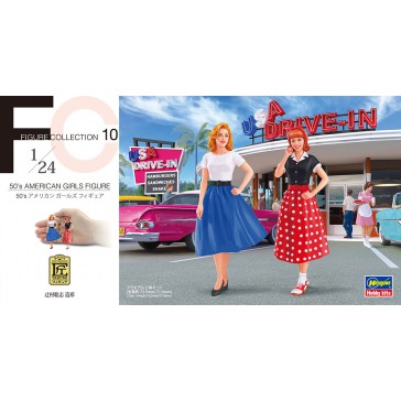 1/24 50'S AMERICAN GIRLS FIGURE 2 PCS FC10