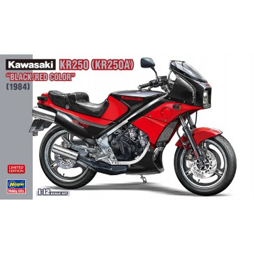 1/12 KAWASAKI KR250 SCHWARZ/ROT (2/22) *