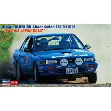 1/24 NISSAN BLUEBIRD SEDAN SSS-R 1989 JAPAN RALLY  (1/22) *