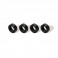 DISC.. Pack of 4 silicon rubber tyres for NASCAR cars