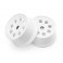 DISC.. OUTLAW WHEEL WHITE (120x65mm/-10mm OFFSET/2pcs)