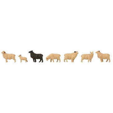 1/87 FIGUREN-SET MET SOUND SCHAPEN