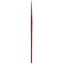RONDE KWAST MET BRUINE PUNT SYNTHETISCH MAAT 1