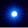 5 ZELF KNIPPERENDE LED'S BLAUW