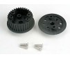Differential (34-groove)/ flanged side-cover & screws