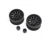 1.9 Black Rhino Primm Wheels, 12mm Hex, Black (2)