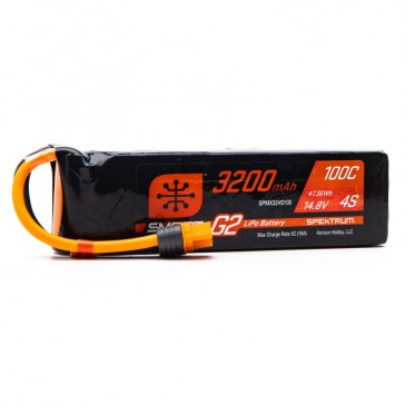 3200mAh 4S 14.8V Smart G2 LiPo 100C: IC3