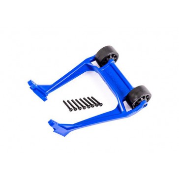 Wheelie bar, blue (assembled)