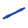 Axle, wheelie bar, 6061-T6 aluminum (blue-anodized) (1)/ 3x12 BCS (wi