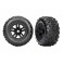 Tires and wheels, assembled, glued (3.8' black wheels, Sledgehammer t