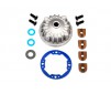 Housing, center differential (aluminum)/x-ring gaskets (2)/ ring gear