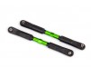 Toe links, Sledge (TUBES green-anodized, 7075-T6 aluminum, stronger t