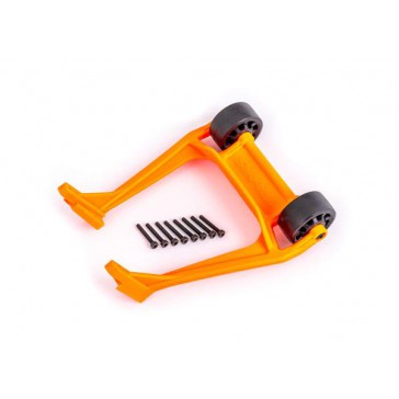 Wheelie bar, orange (assembled)