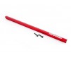 Chassis brace (T-Bar), 6061-T6 aluminum (red-anodized)/ 3x16 SS (2)