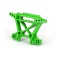 Shock tower, front, extreme heavy duty, green (for use with 9080 upg