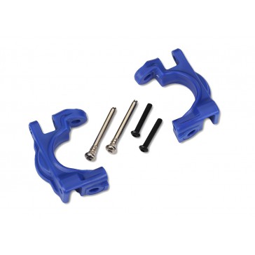 Caster blocks (c-hubs), extreme heavy duty, blue (left & right)/ 3x32