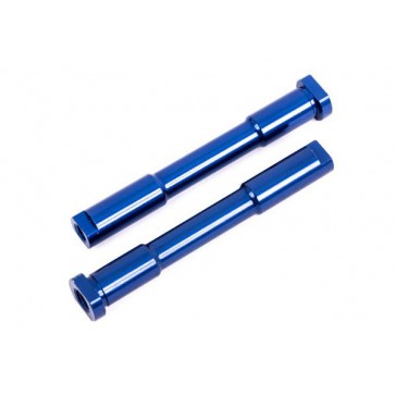 Bellcrank posts, steering (aluminum, blue-anodized)