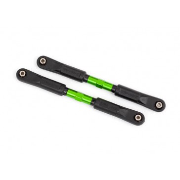 Camber links, front, Sledge (TUBES green-anodized, 7075-T6 aluminum,