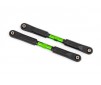 Camber links, front, Sledge (TUBES green-anodized, 7075-T6 aluminum,